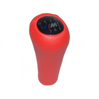 Vites Topuzu -BMW- -6 İleri- Man.Şanz; Kırmızı Suni Deri Işıklı -///M-